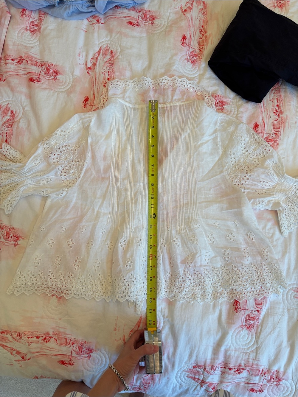 Doen Henri Eyelet Blouse - Picture 15 of 17